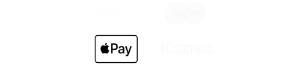 PayPal Visa Mastercard MyBank ApplePay Klarna