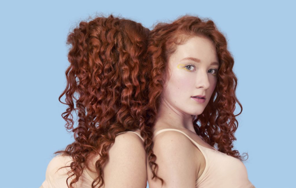 Lockiges Haar cowash